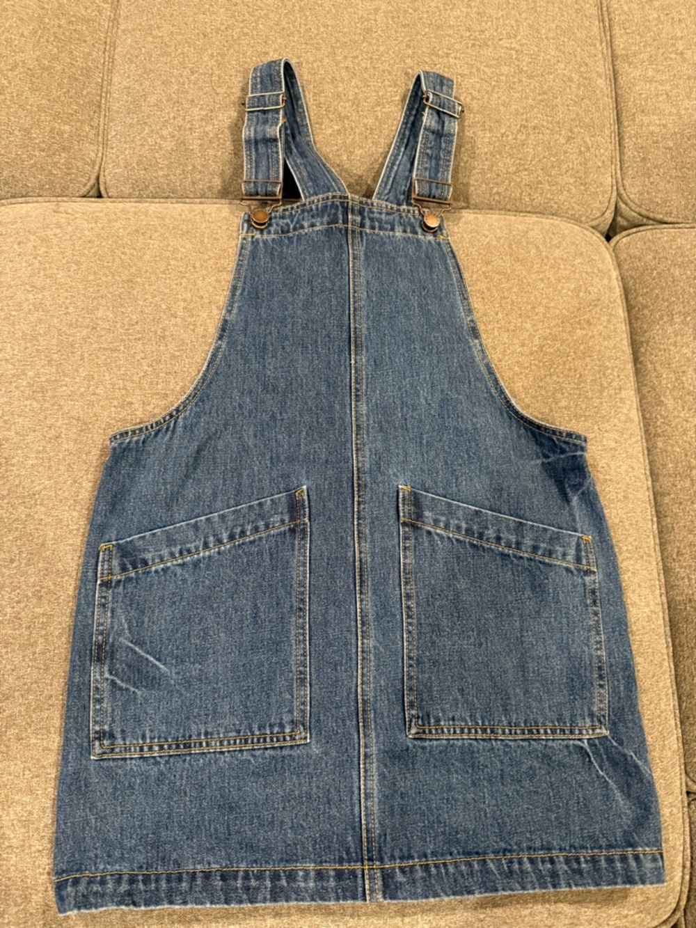 Forever 21 Dark Blue Denim Overalls